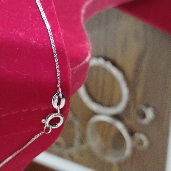 Mystic Topaz Heart-Shaped Sterling Silver Pendant with Chain. NEW - Picture 3 of 12